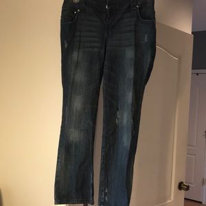 Distressed Petite Jeans